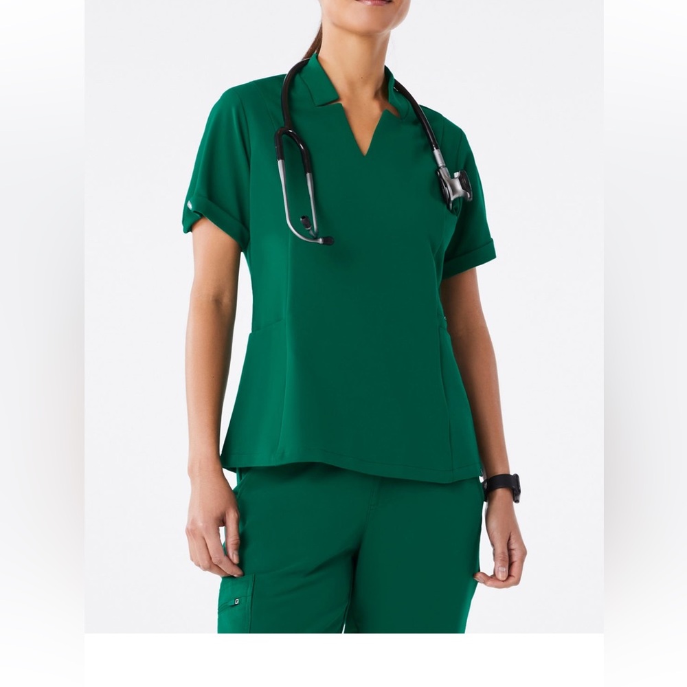 Figs scrubs - medium, green
